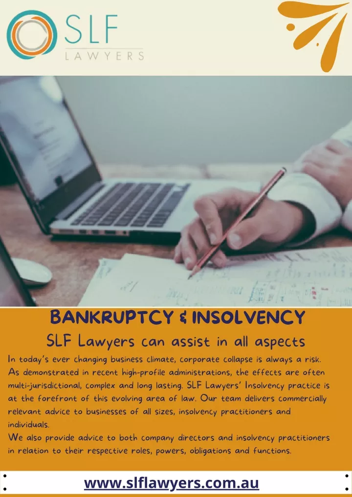 bankruptcy insolvency slf lawyers can assist