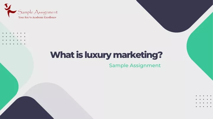 what is luxury marketing