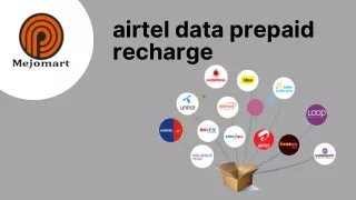 airtel data prepaid recharge..