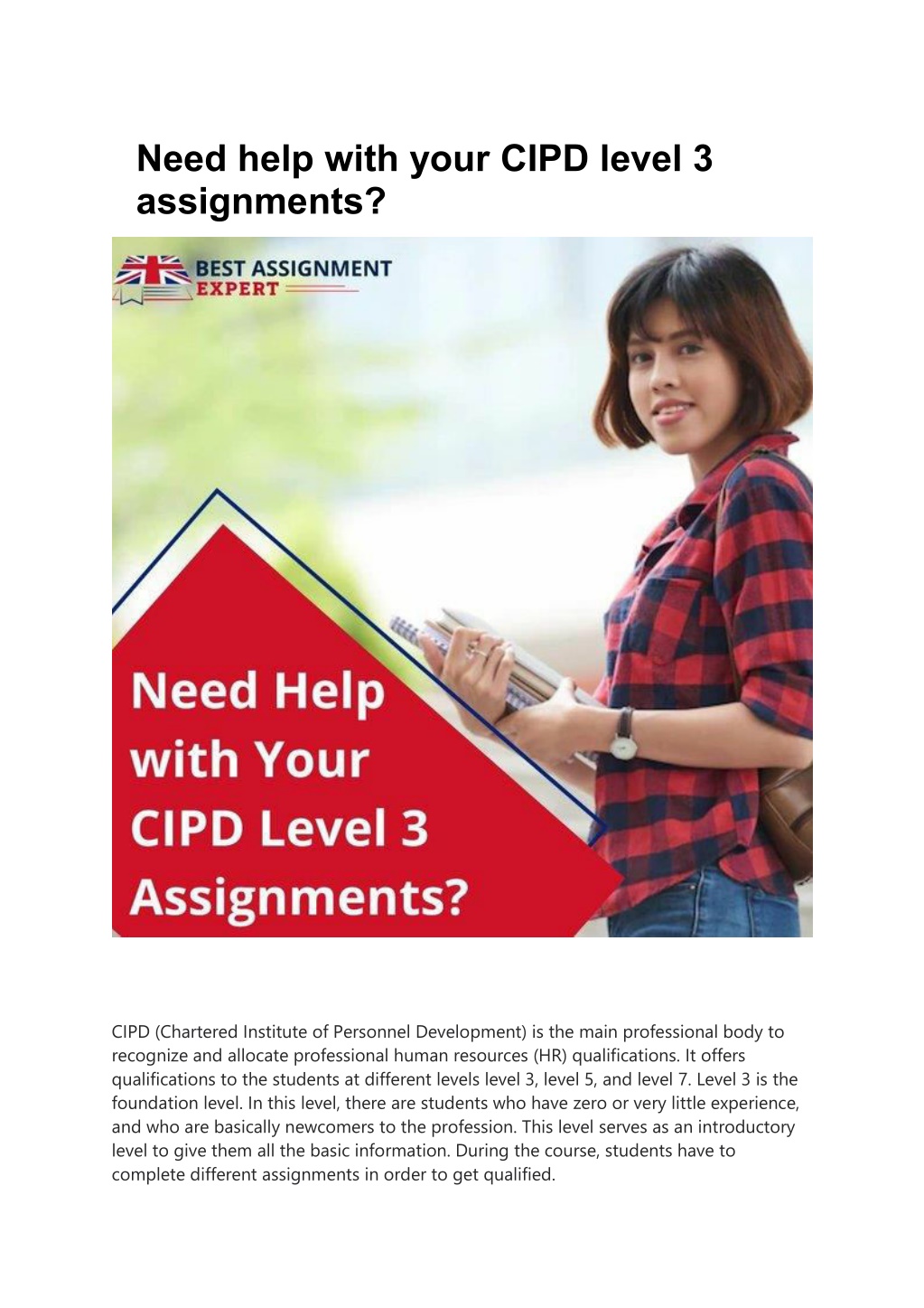 PPT - Need help with your CIPD level 3 assignments PowerPoint ...