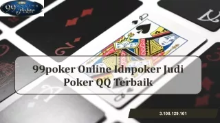IDN Poker99 Online