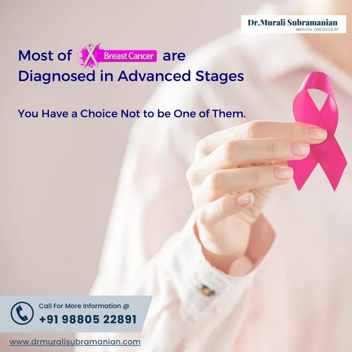 most of are diagnosed in advanced stages