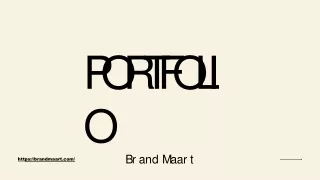 portfolio b r a n d m a a r t