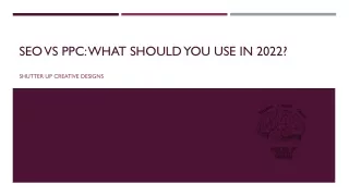 SEO VS PPC - What Should You Use In 2022