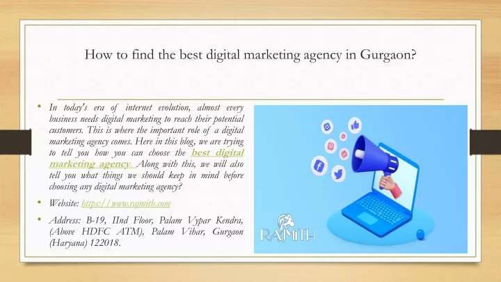 how to find the best digital marketing agency in gurgaon