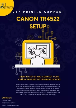 How to Set Up and Connect Your Canon Printers to Different Devices