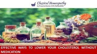 effective ways to lower your cholesterol without