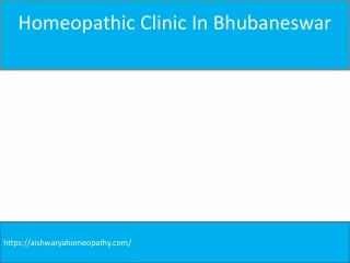 homeopathic clinic in bhubaneswar