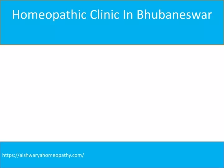 homeopathic clinic in bhubaneswar