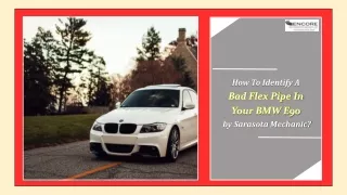 How To Identify A Bad Flex Pipe In Your BMW E90 by Sarasota Mechanic