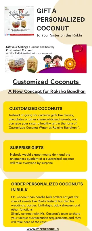 gift a personalized coconut