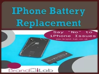 IPhone Battery Replacement