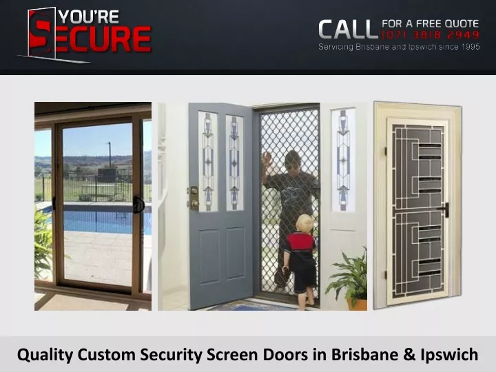 quality custom security screen doors in brisbane