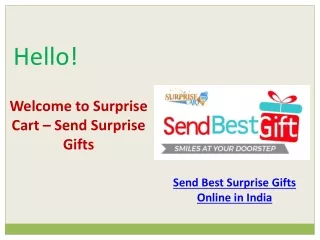 Send Best Surprise Gifts Online in India