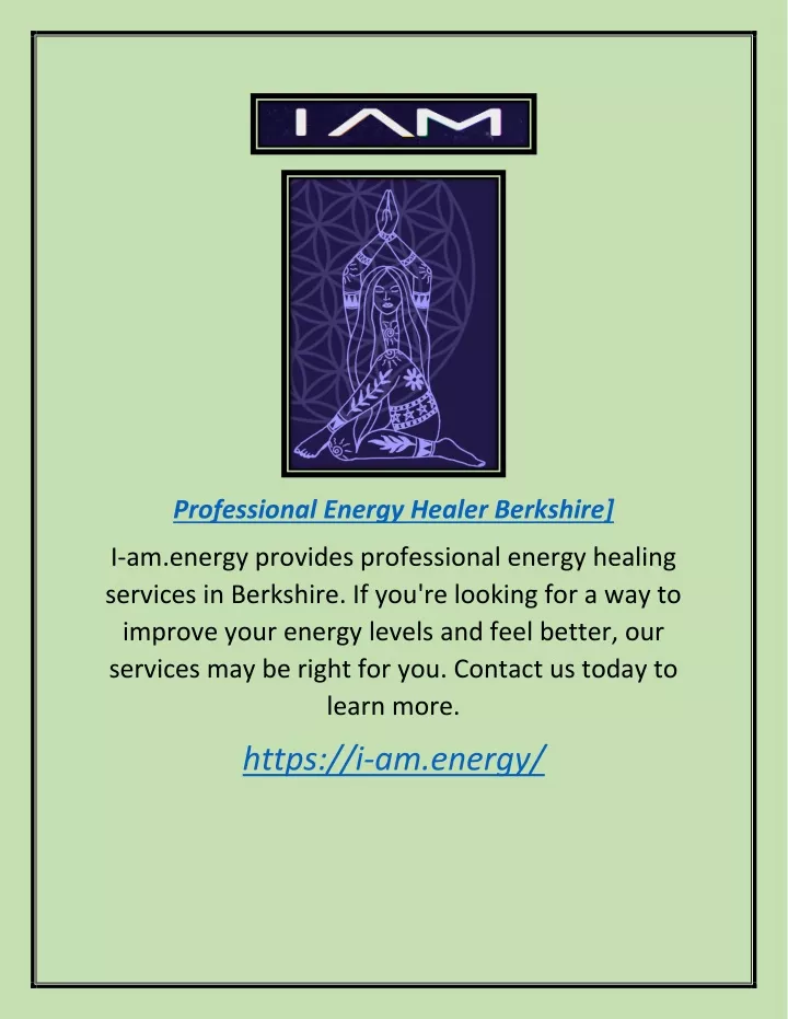 professional energy healer berkshire