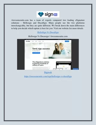 awesomesuite com has a team of experts compared