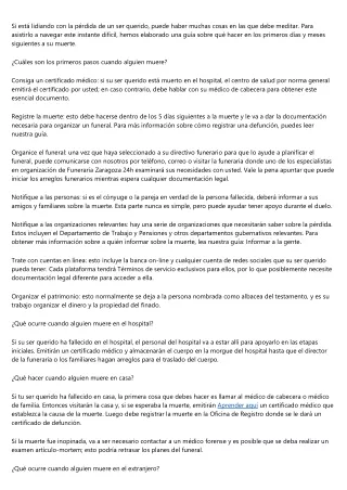 Las mejores recomendaciones de Funeraria Zaragoza 24h que te asisten a planear u