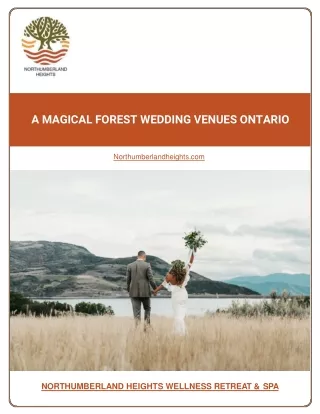 A Magical Forest Wedding Venues Ontario