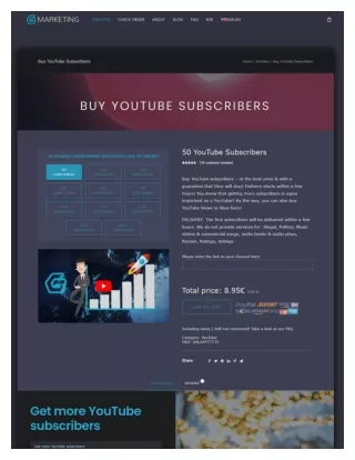 Buy YouTube subscribers