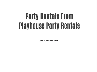 Bounce House Rentals Chicago