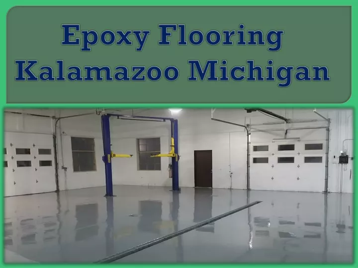 epoxy flooring kalamazoo michigan