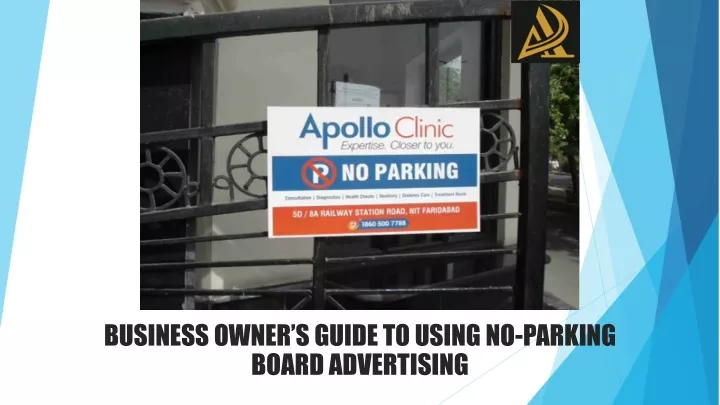 business owner s guide to using no parking board advertising