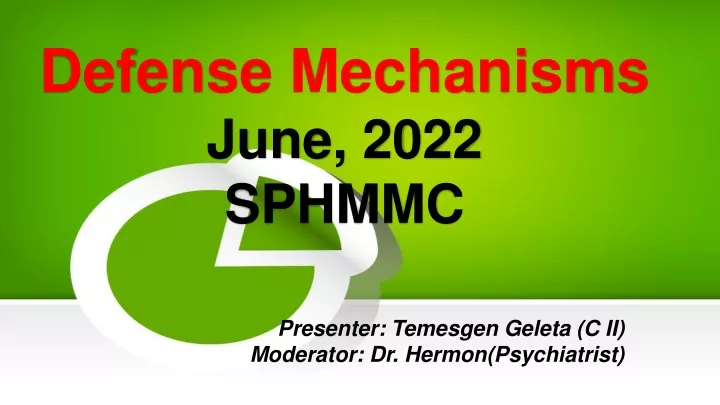 defense mechanisms june 2022 sphmmc