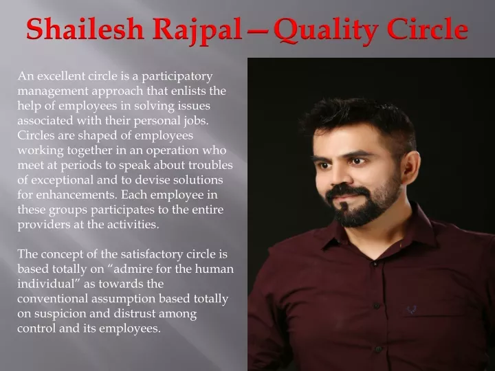 shailesh rajpal quality circle