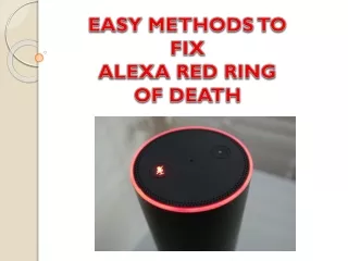 Fix Alexa Red Ring of Death Issue:  1-872-888-1589