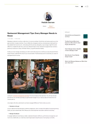 Restaurant Management Tips: Every Manager Needs to Know