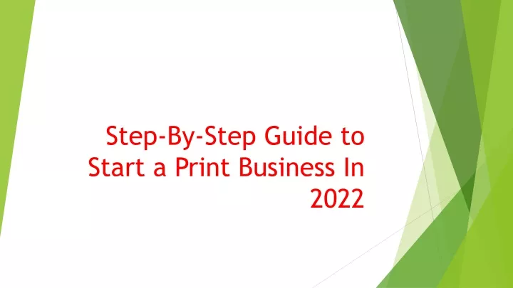 step by step guide to start a print business in 2022