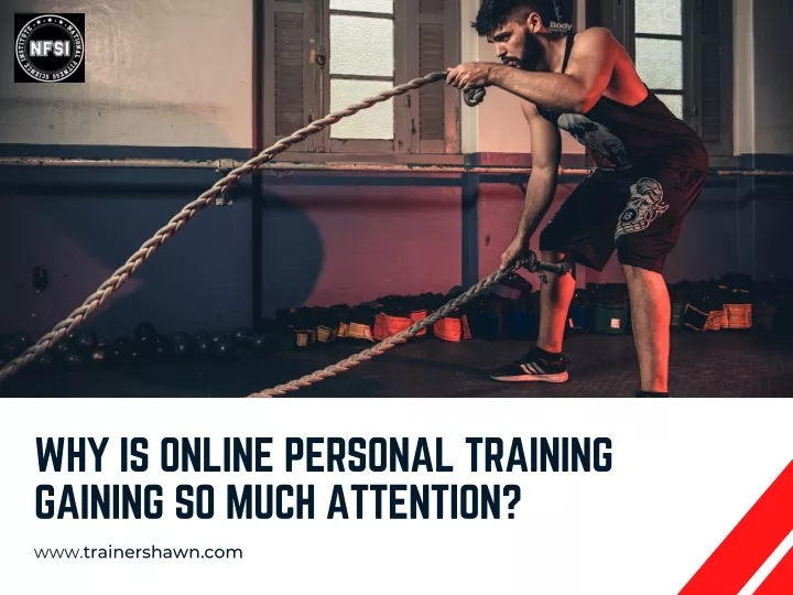 why is online personal training gaining so much