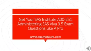 A00-251 Exam Questions