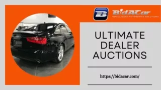 Get The Ultimate Dealer Auctions At BidACar