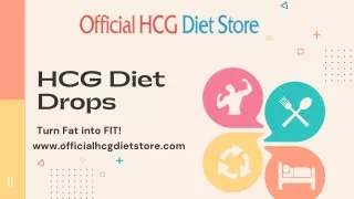 Importance And Use of HCG Diet Drops - Official HCG Diet Store