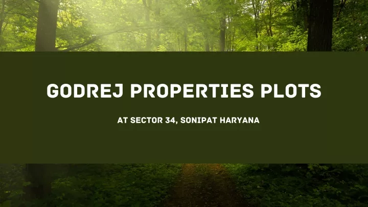 godrej properties plots