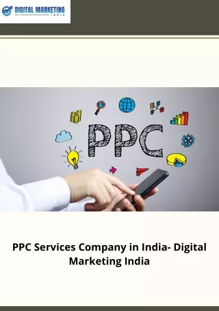 PPC Services Company in India- Digital Marketing India