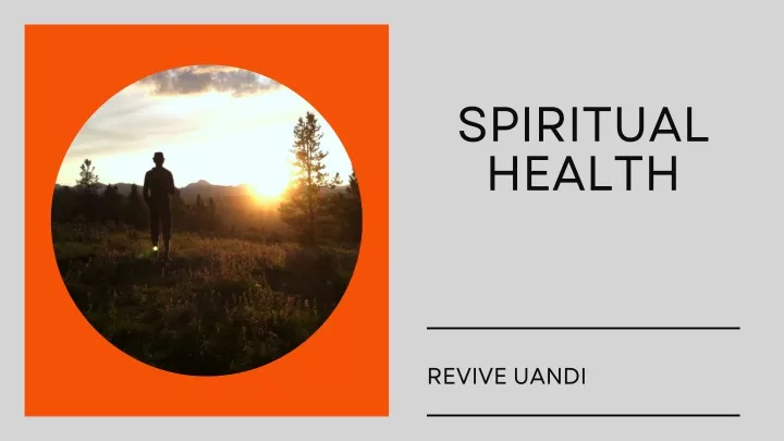 spiritual health
