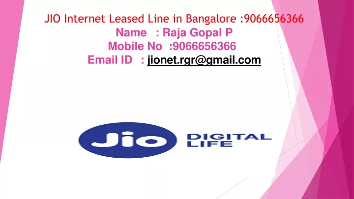 jio internet leased line in bangalore 9066656366