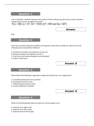 question 1