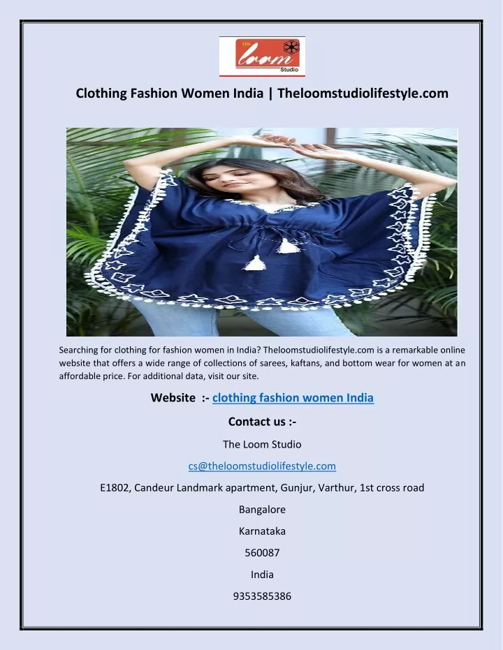 clothing fashion women india
