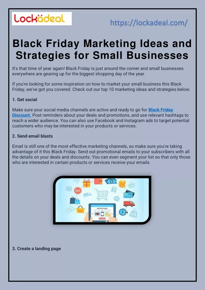 PPT - Black Friday Marketing Ideas and Strategies for Small Businesses ...