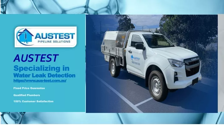 austest specializing in water leak detection https www aus test com au