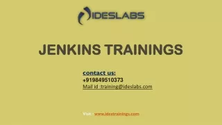 Jenkins Training