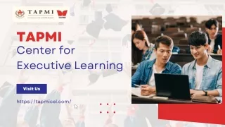 TAPMICEL : TAPMI Centre for Executive Learning