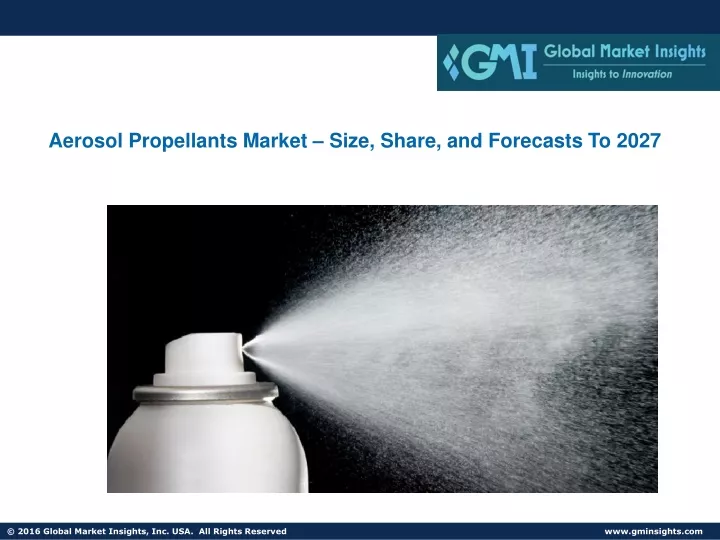 aerosol propellants market size share
