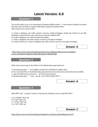 latest version 6 0
