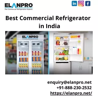 Best Commercial Refrigerator in India