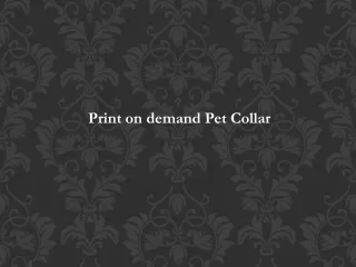 Print on demand Pet Collar