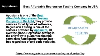 best affordable regression testing company in usa
